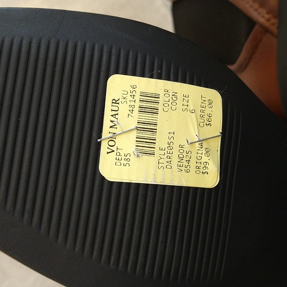 Steve Madden, brown leather and black ankle high boots, size 6, NWT, womens - Picture 7 of 7